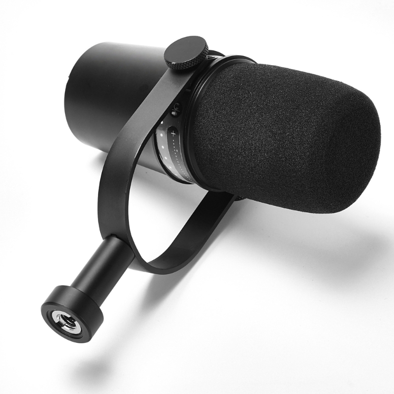 Shure Mic Mv7 - Ersatz-Mikrofon-Windschutz, beflockter Schaumstoff-Windschutz, Pop-Filter-Abdeckung für Shure