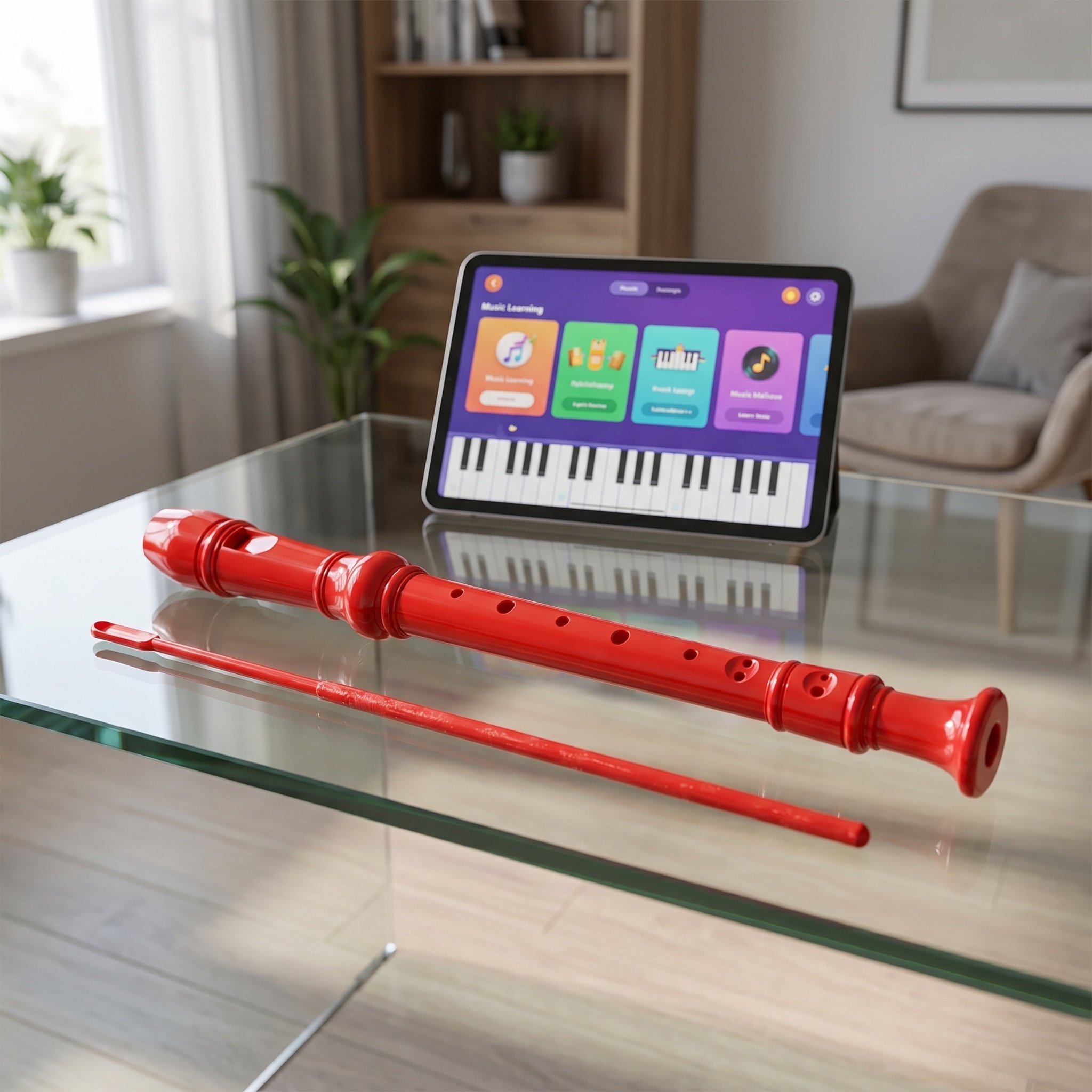 Soprano Recorder Plastic - Sopranblockflöte für Kinder – 2er-Set ABS-Kunststoff