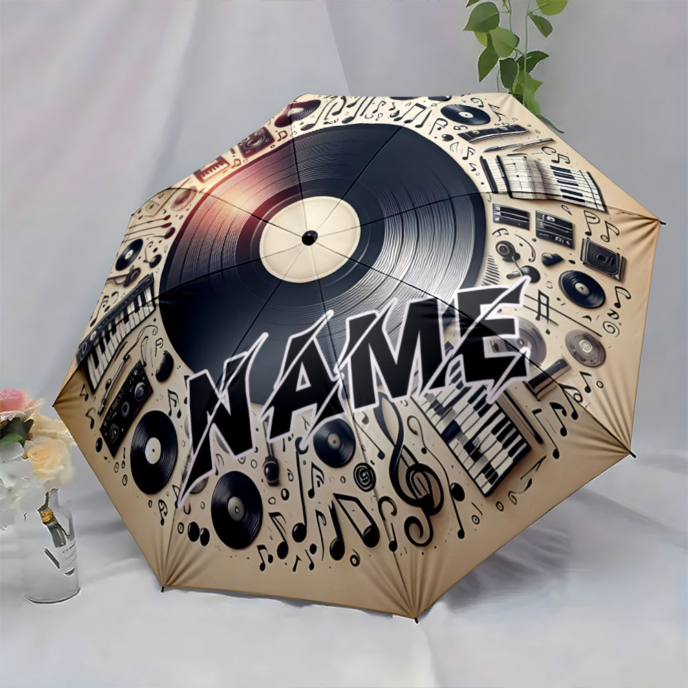 Personalisierter Regenschirm m – Musical Instrument And Names Bewertung und Preis