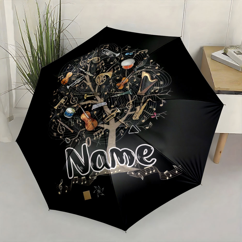 Personalisierter Regenschirm m – Musical Instrument And Names Bewertung und Preis