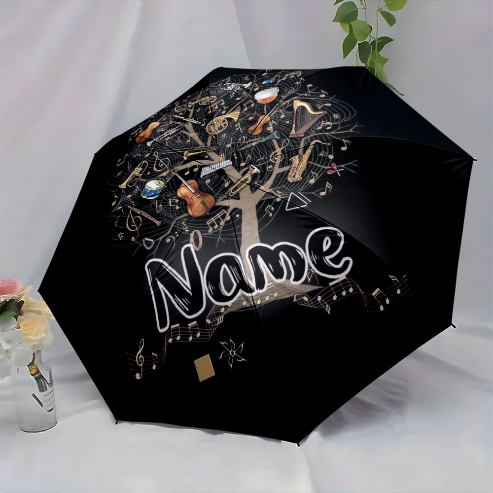 Personalisierter Regenschirm m – Musical Instrument And Names Bewertung und Preis