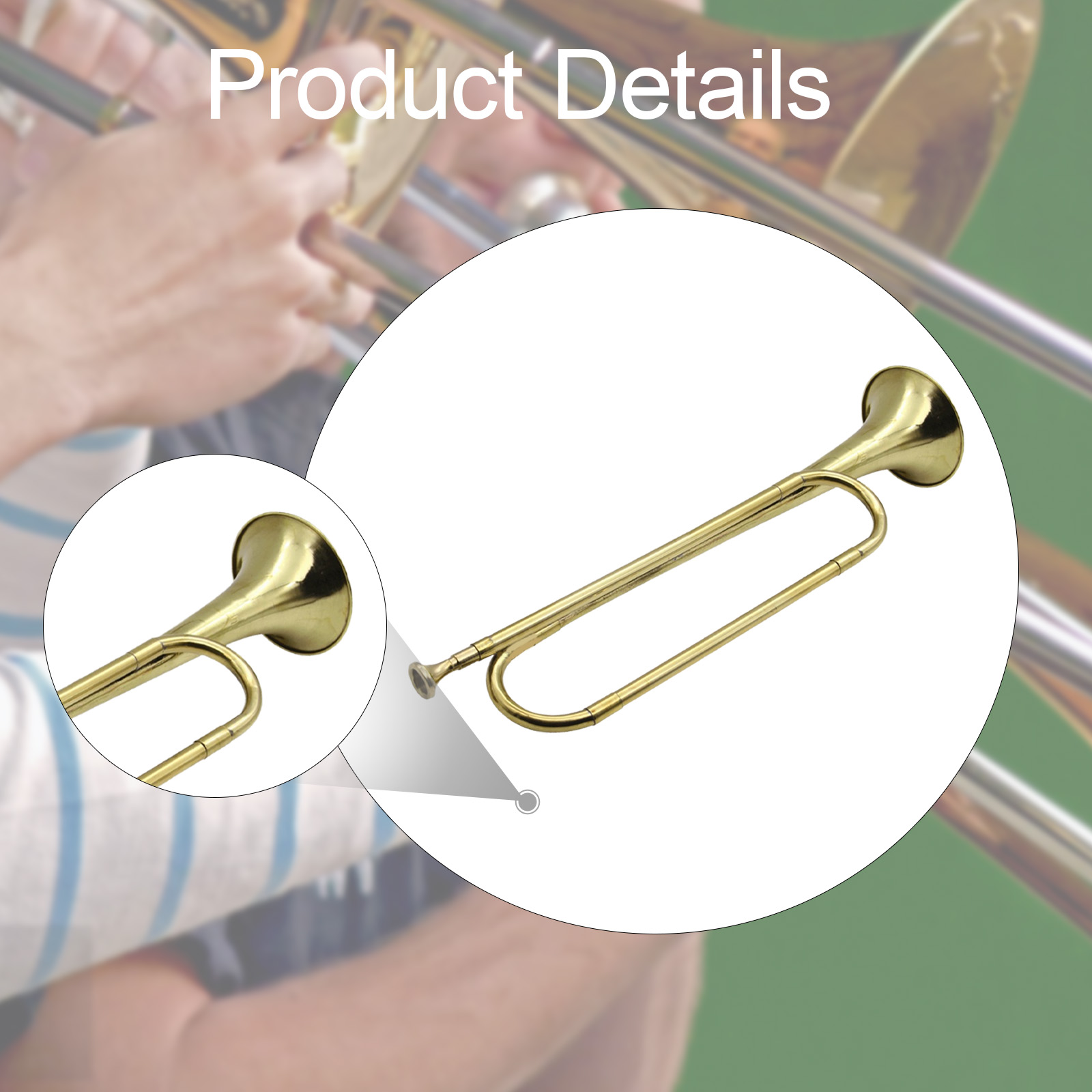 Messing-Trompete, Musikinstrum – Musical Instrument Bugle Bewertung und Preis