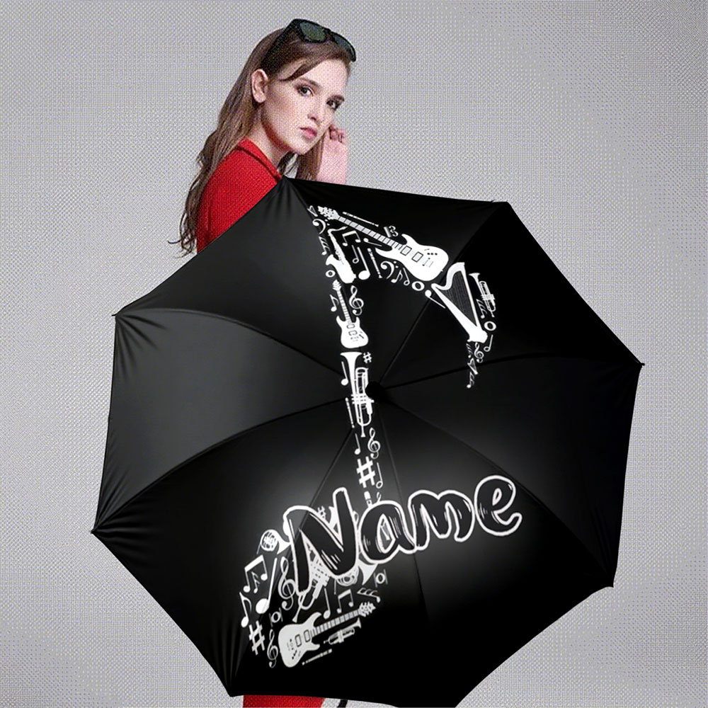 Personalisierter Regenschirm m – Musical Instrument And Names Bewertung und Preis